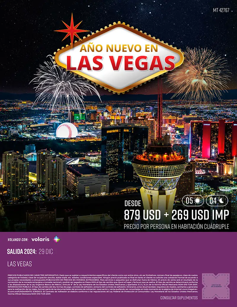 Año nuevo en Las Vegas