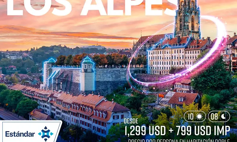 Mega Suiza y los Alpes