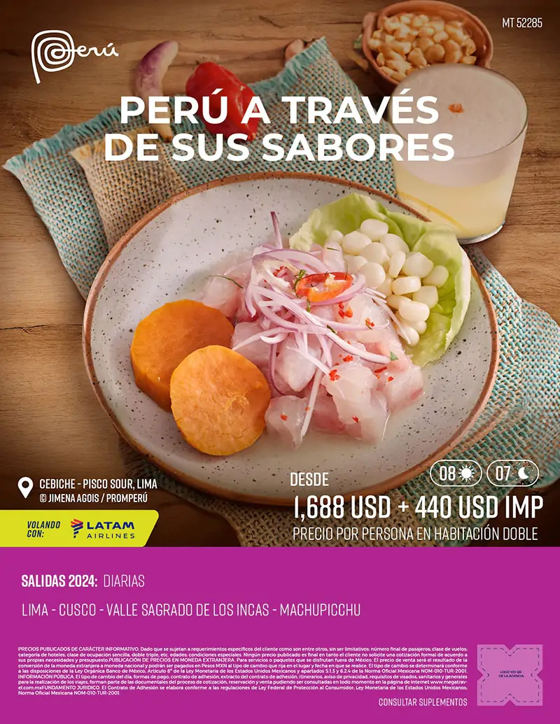 Perú a través de sus sabores