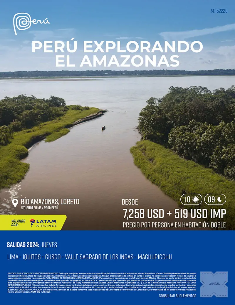 Perú explorando el Amazonas