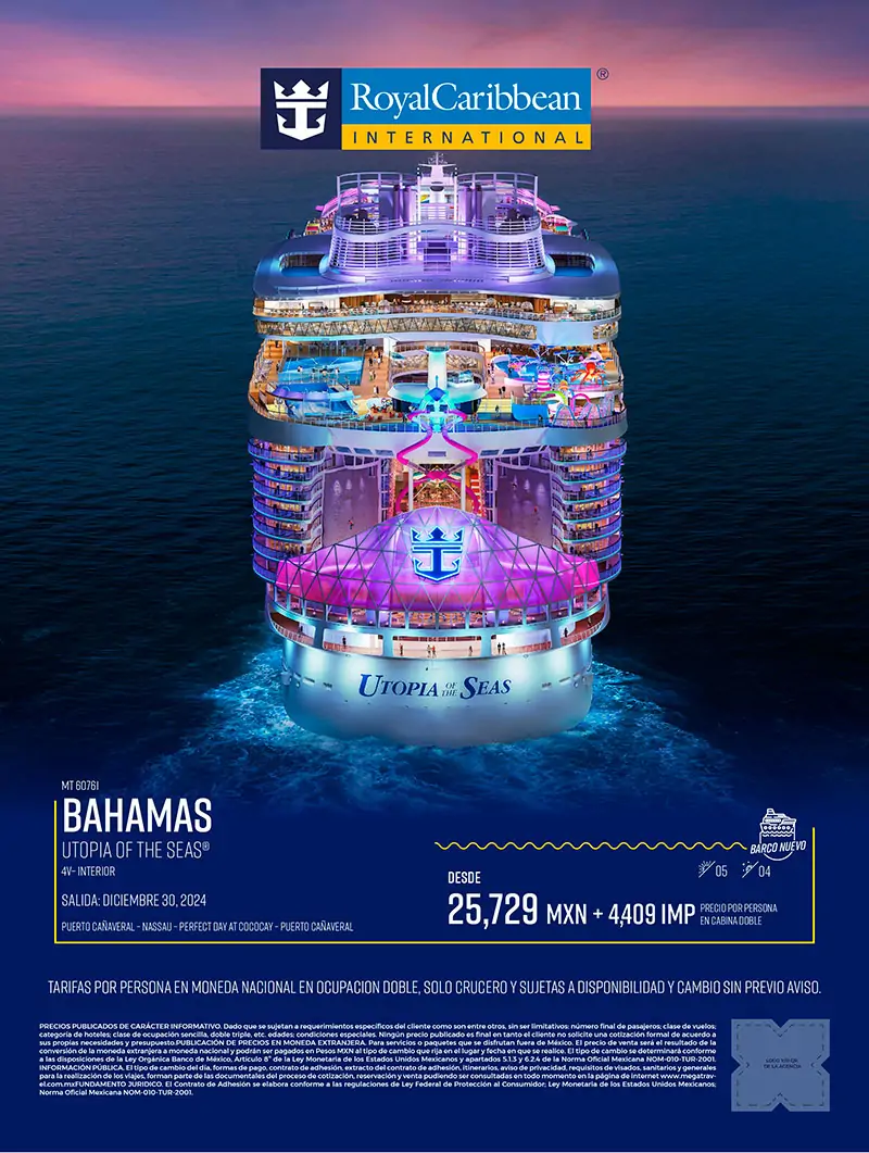 Royal Caribbean. Utopia of the Seas. Bahamas